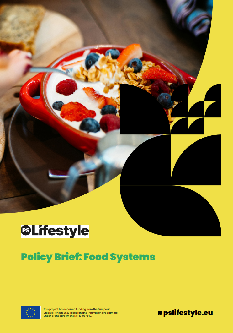 PSLifestyle_Policy Brief_Food systems_coverpage